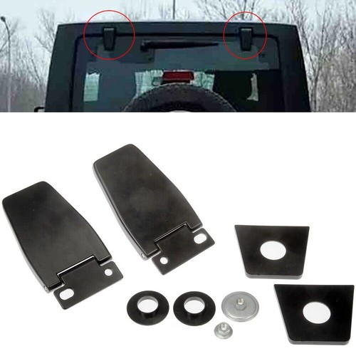 Liftgate glass hinges set - hinges, left