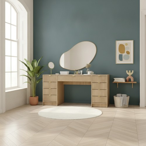 Tireno bis desk with storage - desk,