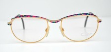 Cazal Vintage Eyeglasses -NOS -Model 258 -Col. 431 -Gold, Red, Blue & Multicolor