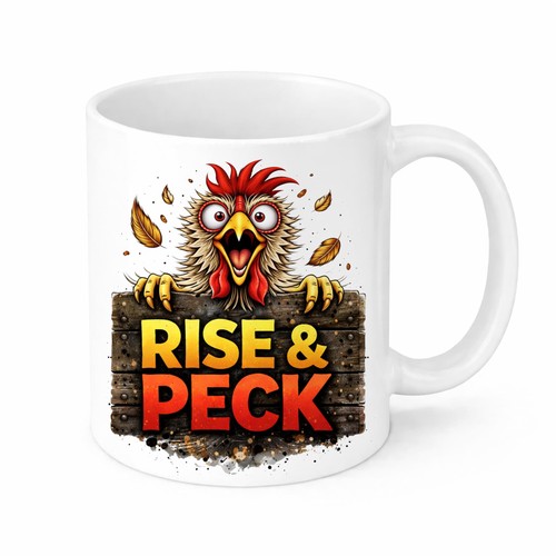 Funny chicken mug brew crew - chicken,