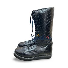 Pro Wrestling Boots Long Black