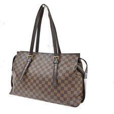 LOUIS VUITTON Chelsea Shoulder Tote Bag Damier Leather BN France N51119 70EF808