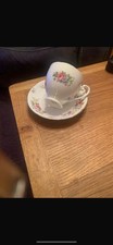 Grafton Cone China Cup And Saucer Gold Trim Very Small Chip