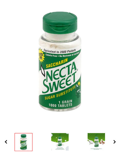 Necta sweet saccharin - sweet,