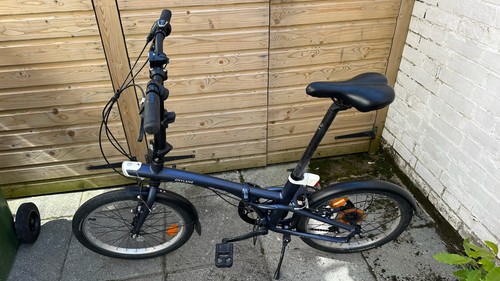 Oxylane folding bike blue - oxylane,