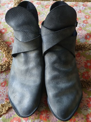 Trippen shoes grey - grey, leather
