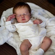 19″ Lifelike Reborn Baby Dolls Girl Full Body Silicone Realistic Newborn Boy