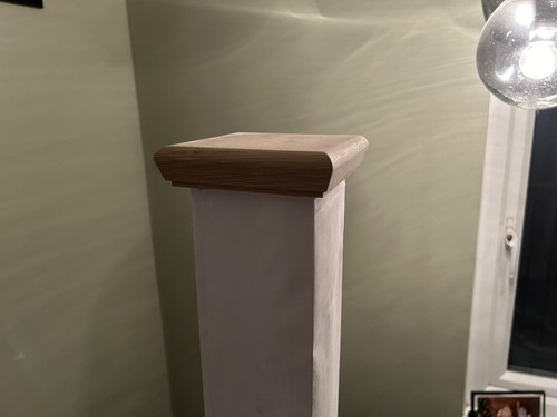 Solid oak newel caps fence - solid,