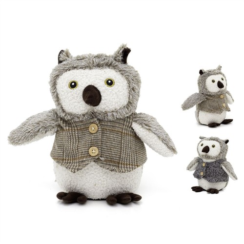 Fabric owl doorstop cute - fabric,