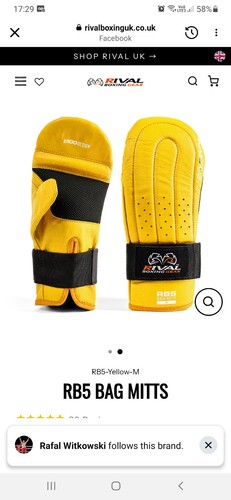 Rival boxing bag mitts - bag,