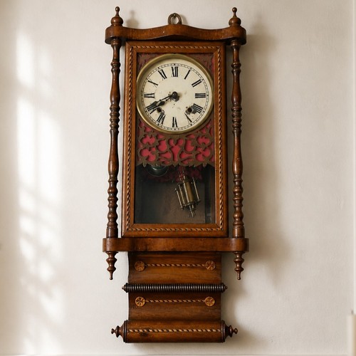 Wonderful marquetry drop dial - marquetry,