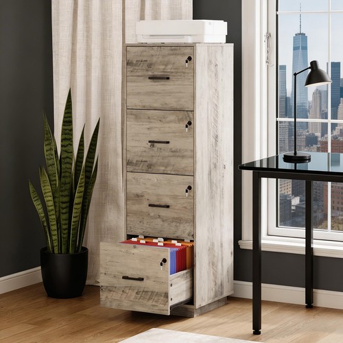 Tall drawer filing cabinet - 4-drawer,