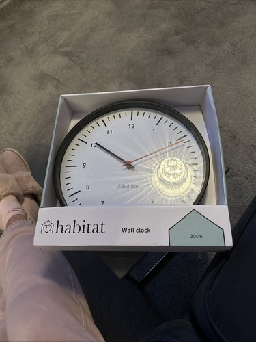 Habitat wall clock new box - wall,