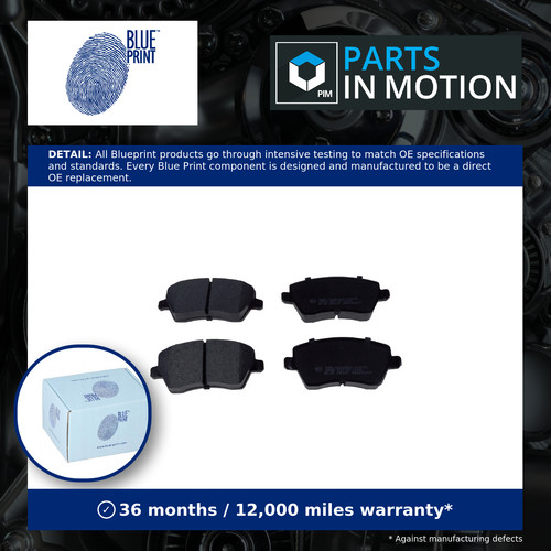 Brake pads set fits - fits, renault