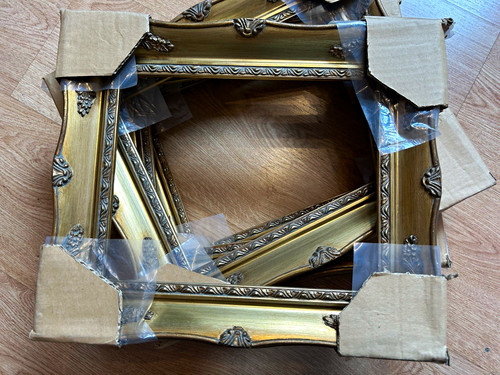 Ornate gold wood - ornate,
