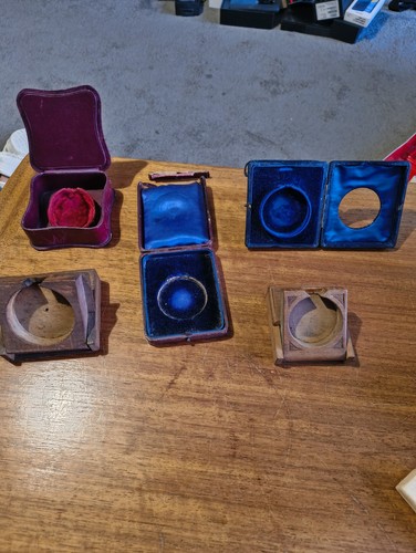 Mixed pocket watch boxes and - mixed,