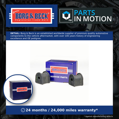 Anti roll bar - bar, bush