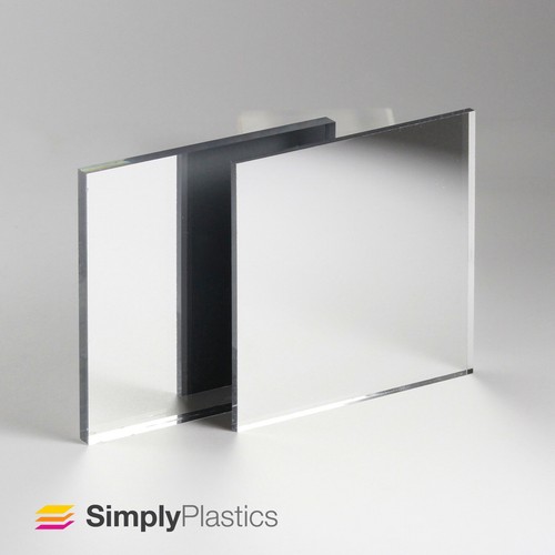 Silver acrylic mirror sheet - silver,