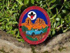 VINTAGE AUTOMOBILE CAR CLUB BADGE # PORSCHE MEETING SEDONA ARIZONA USA 2009