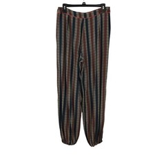 Harlyn Anthropologie Women's Silk Palazzo Pants Multi-color Size 10P
