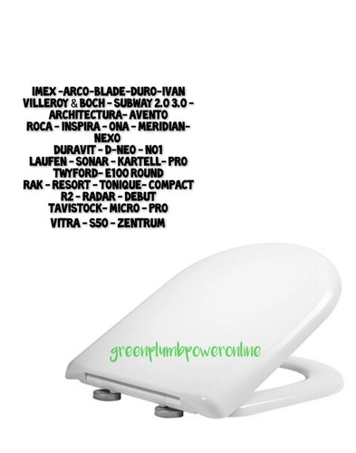 Soft close seat - seat, replacement
