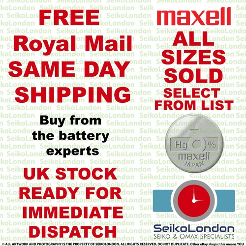 Maxell silver oxide watch - maxell,
