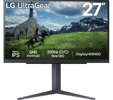 LG 27GS85Q 27" MONITOR ULTRAGEAR QUAD HD 1440P NANO IPS 1MS 180HZ GAMING HDMI