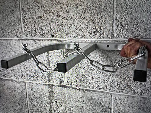 Twin oxygen cylinder - oxygen, wall