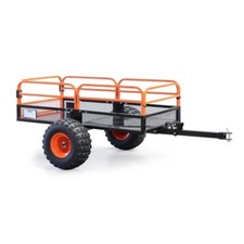 Dump Cart | 680kg Capacity | Removable Side Walls | Lawn Tractor Trailer