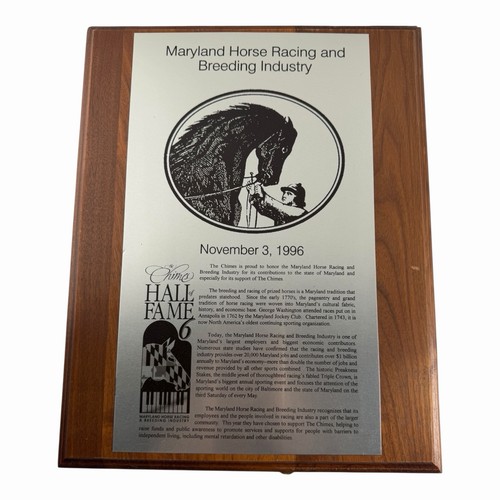 Rare 1996 maryland - rare, horse