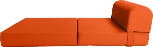 Orange sleeper chair folding - orange,