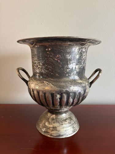 Vintage trophy silver plated - silver,