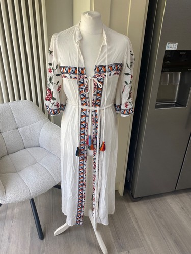 Zara off white floral - zara,