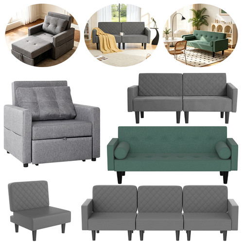Modular fabric sofa bed - sofa,
