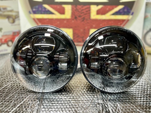 Led headlights pair - led,