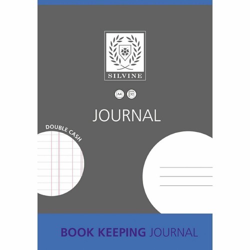 Silvine accounts book - a4,
