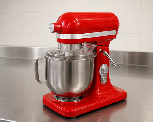 Countertop red spiral - spiral, food