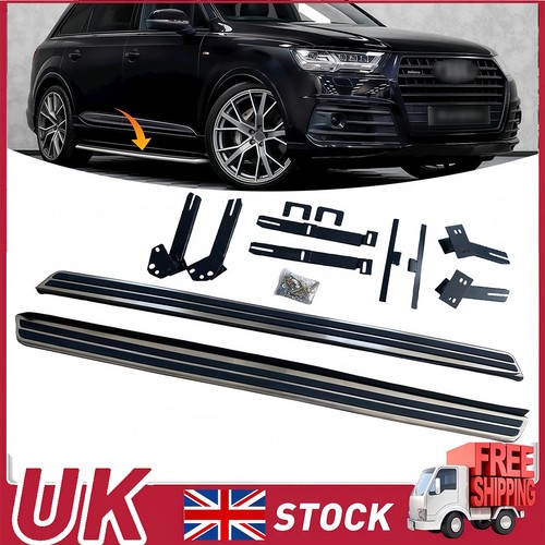 2pcs aluminium side steps - side,