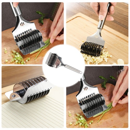 Stainless steel herb roller - stainless,