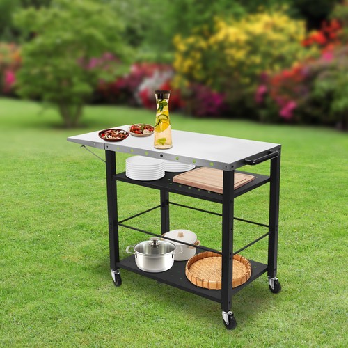 Foldable stainless pizza oven - foldable,