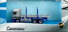 Cararama 1:80 Mercedes Timber Truck - silver/blue  BNIB