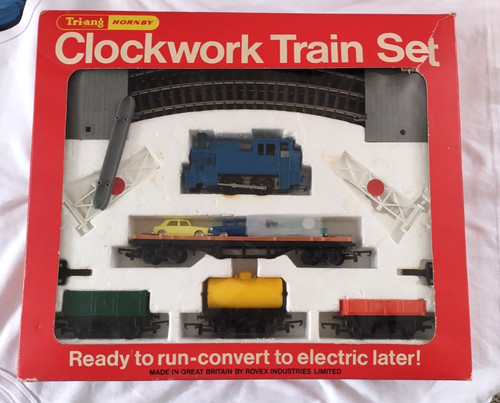 Clockwork hornby train - train, set