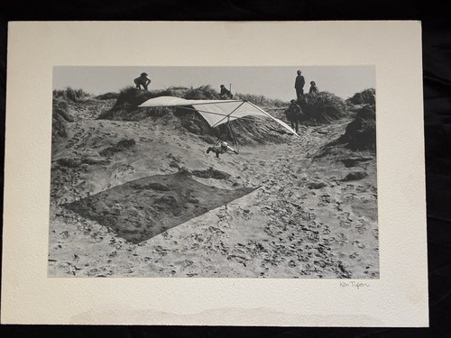 Hang glider photograph signed - hang,