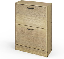 Shoe Cabinet Slim Wooden 2