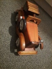 hand made wooden model vintage