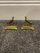 Antique Victorian Brass Pair