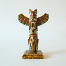 Pearlite TOTEM POLE Model Statue 16cm 6" - Canada The Bay
