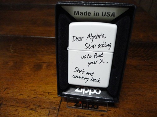Dear algebra stop asking - dear,