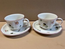 2x Villeroy & Boch Petite Fleur Tea Cups & Saucers : Luxembourg