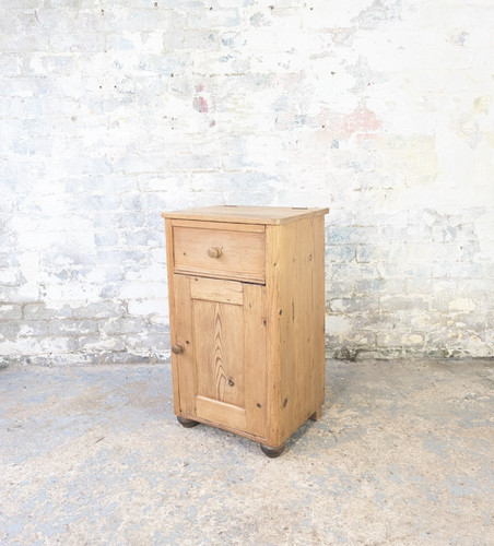 Antique french pine larder - antique,